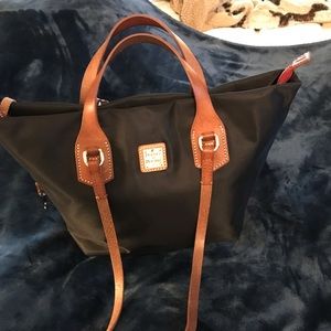 Dooney & Burke black nylon bag